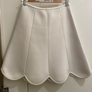 Cynthia Rowley size 4 off white skirt